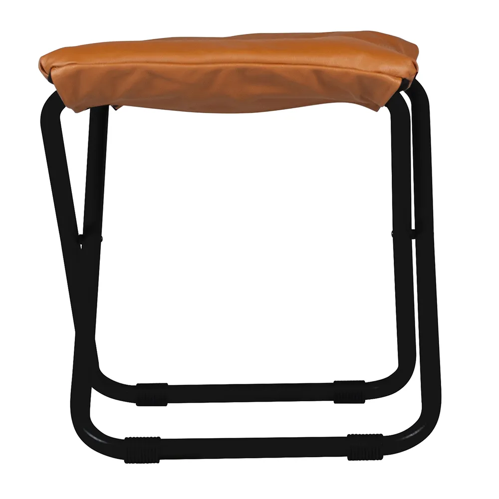 Chico fodskammel cognac leather