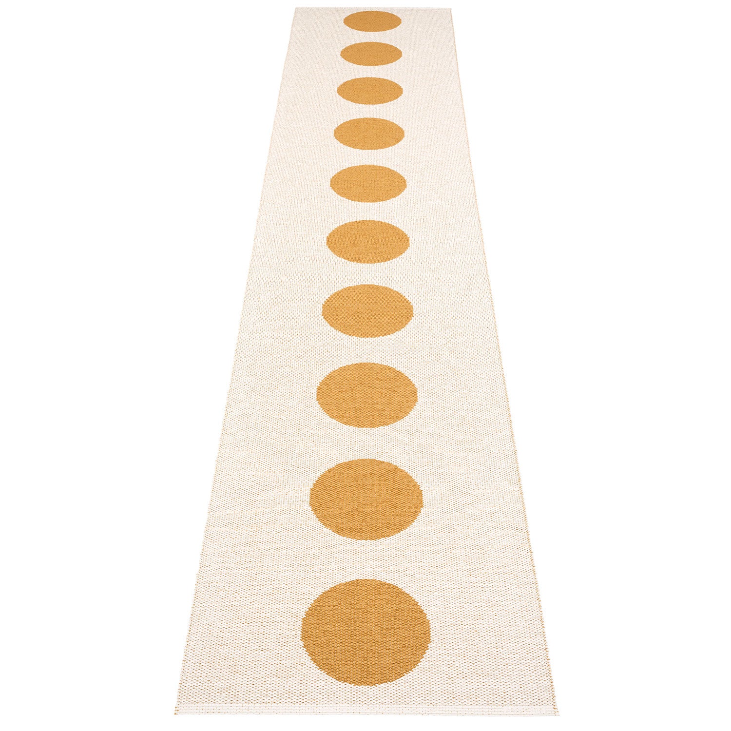 Vera tæppe 70x375 cm ochre / vanilla 
