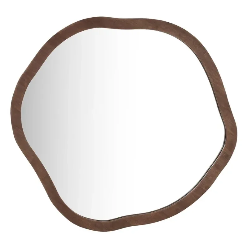 By-Boo, Mirai large 120x117x3 cm Glas & Walnoot Træ Brun