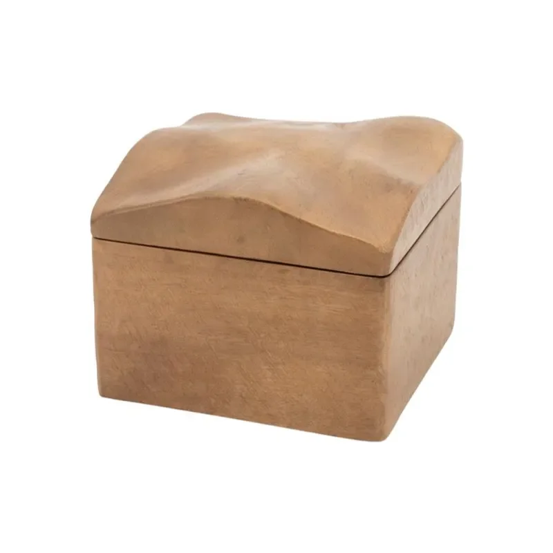 Hako small 15x15x12 cm Mangotræ Brun
