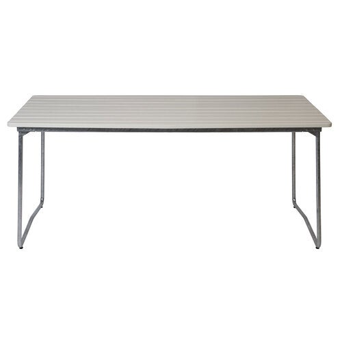 Bord B31 170 Hvidlakeret Eg/Varmgalvaniseret Understel Grythyttan Stålmöbler