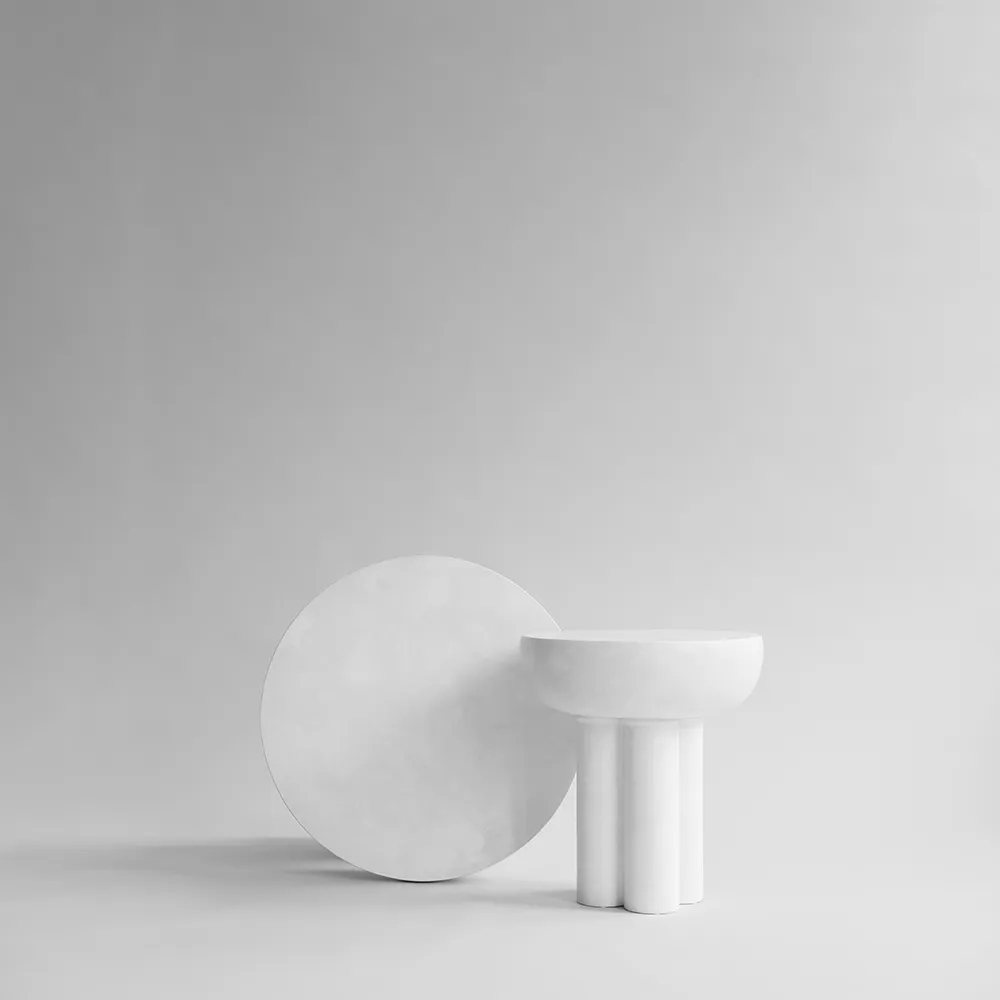 Crown Sofabord Lavt - Benhvid