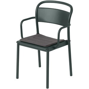 Linear Steel Sædepude Dark Grey 