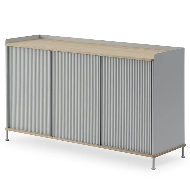 Muuto, Enfold skænk 148 x 45 cm  - oiled oak Grey