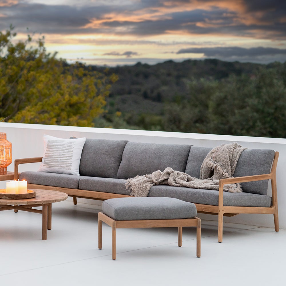 Jack 3-sæders sofa Teak/Mocha