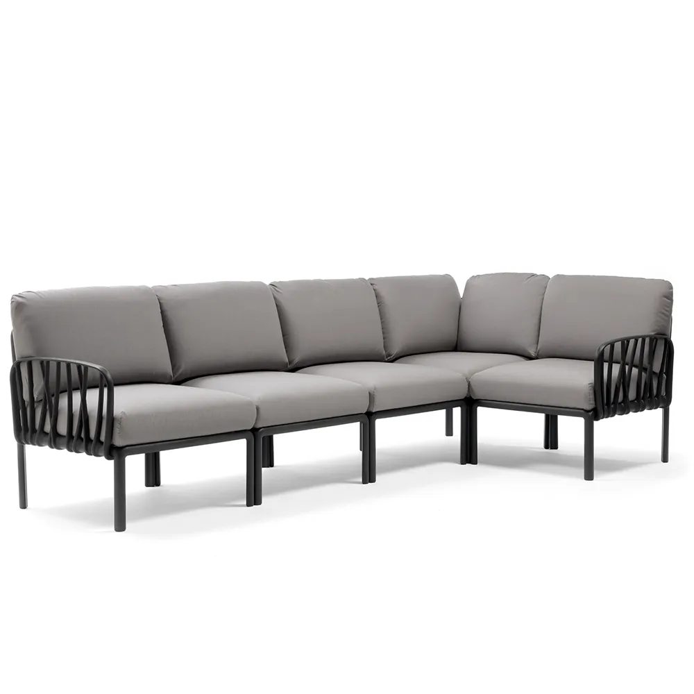 Nardi, Komodo 5 hjørnesofa Anthracite - Grigio