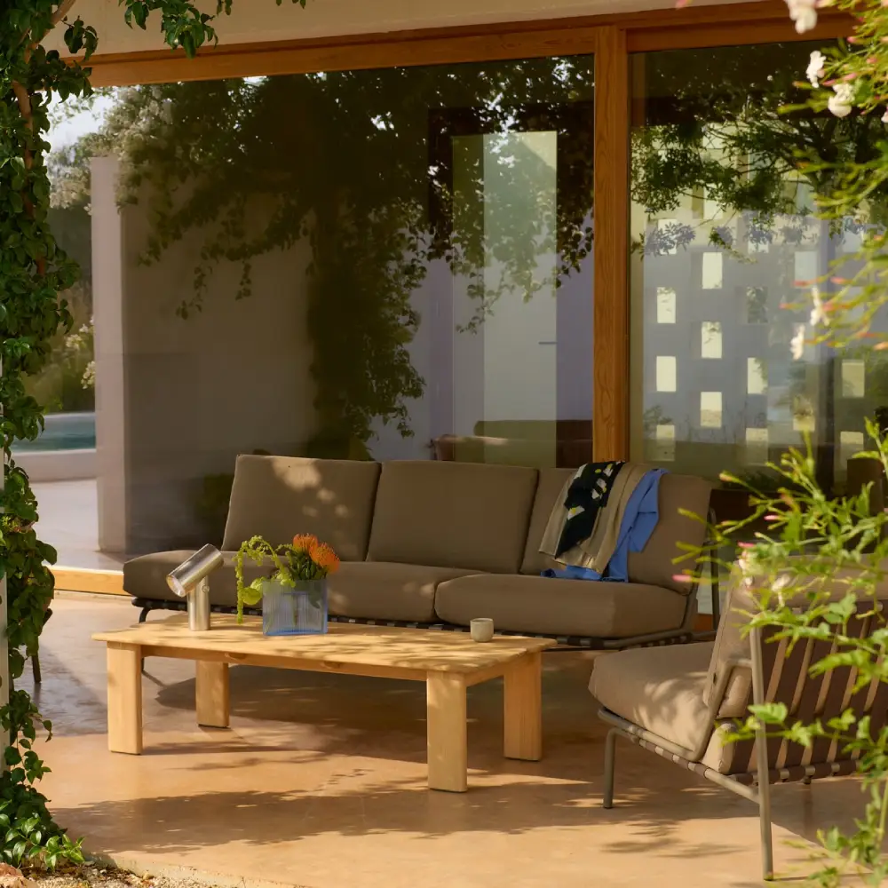 Lounge Stol Settle Ribbed Weave 5/Taupe