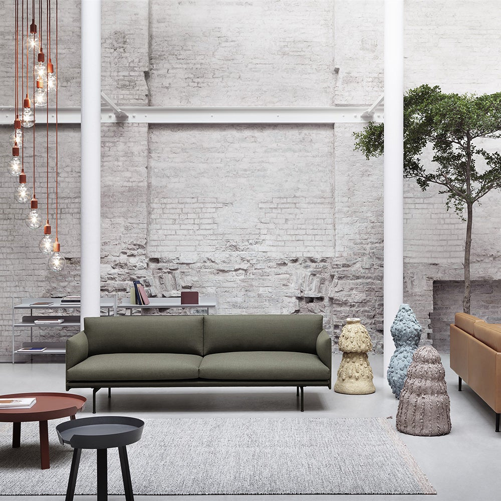 Around sofabord Ø45 cm- Anthracite 