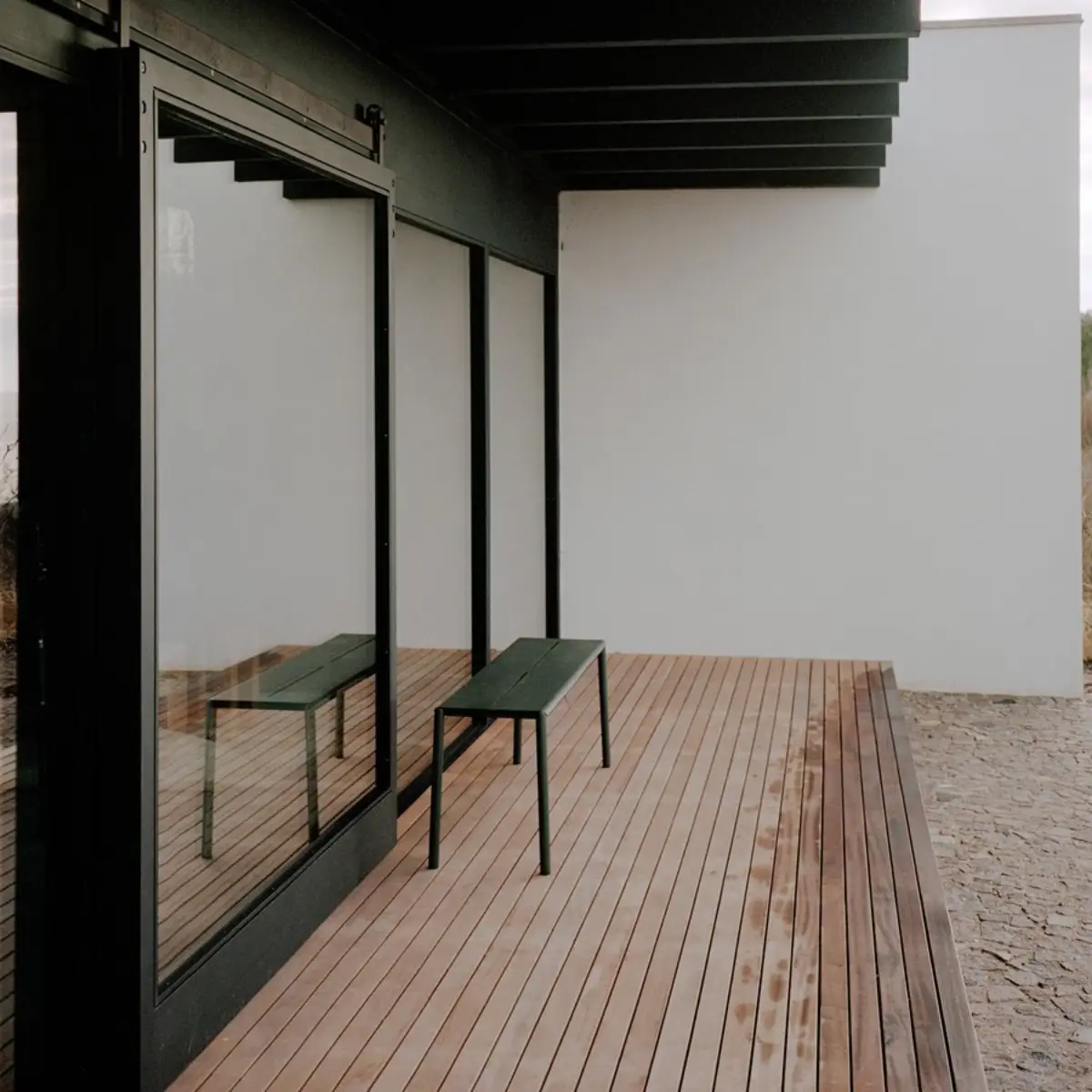 May Bænk 140 x 35 Mørkegrøn