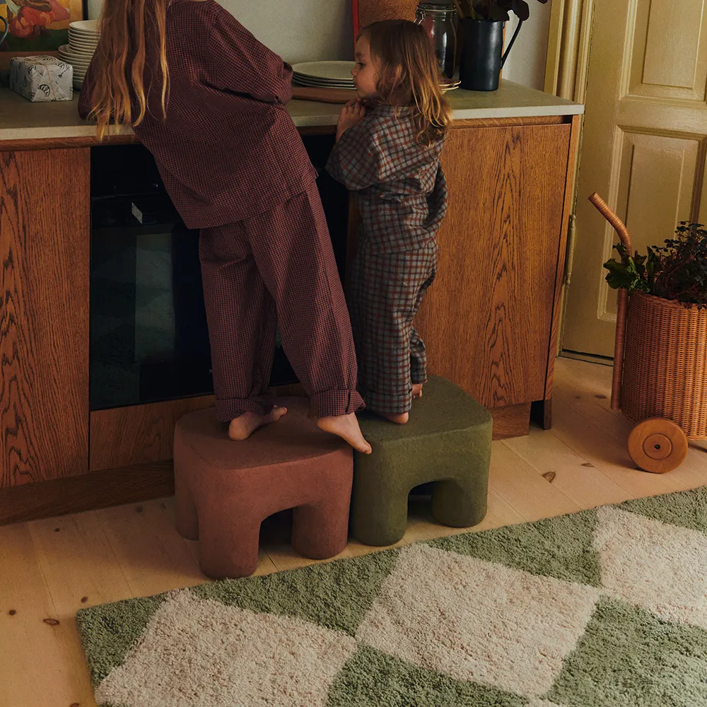 Håndtuftet Uldtæppe Tilt 140x200 cm