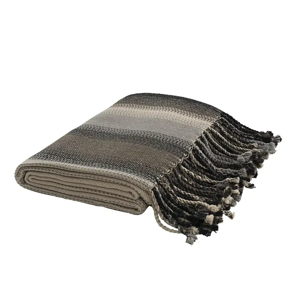 Plaid Adonis 130x180 cm Stripe Brown Artwood