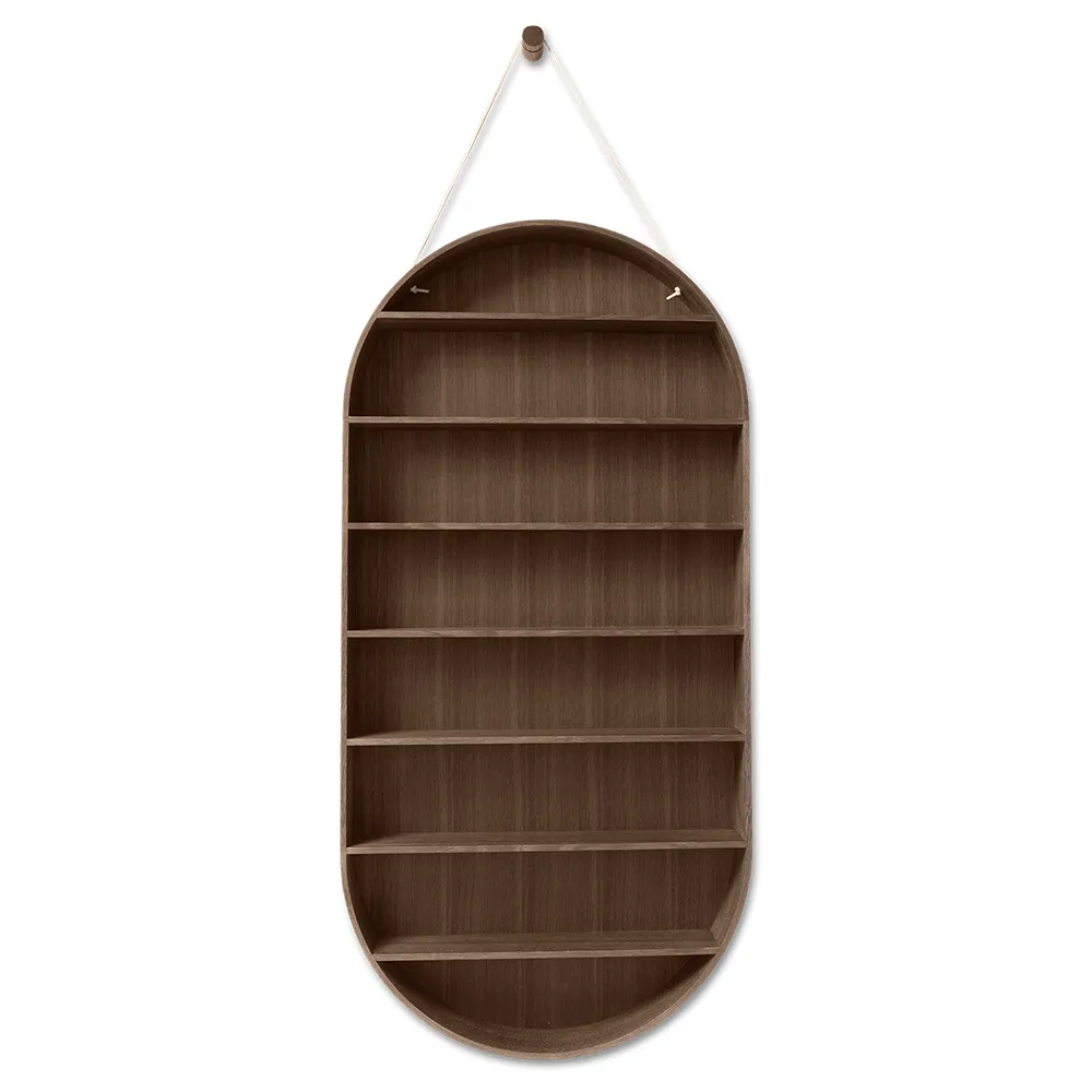 Ferm Living Oval Dorm hylde Smoked oak