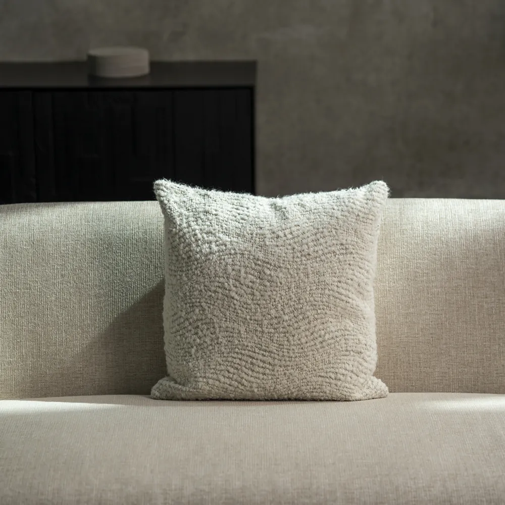 Pude Wave 50x50 cm Off-white