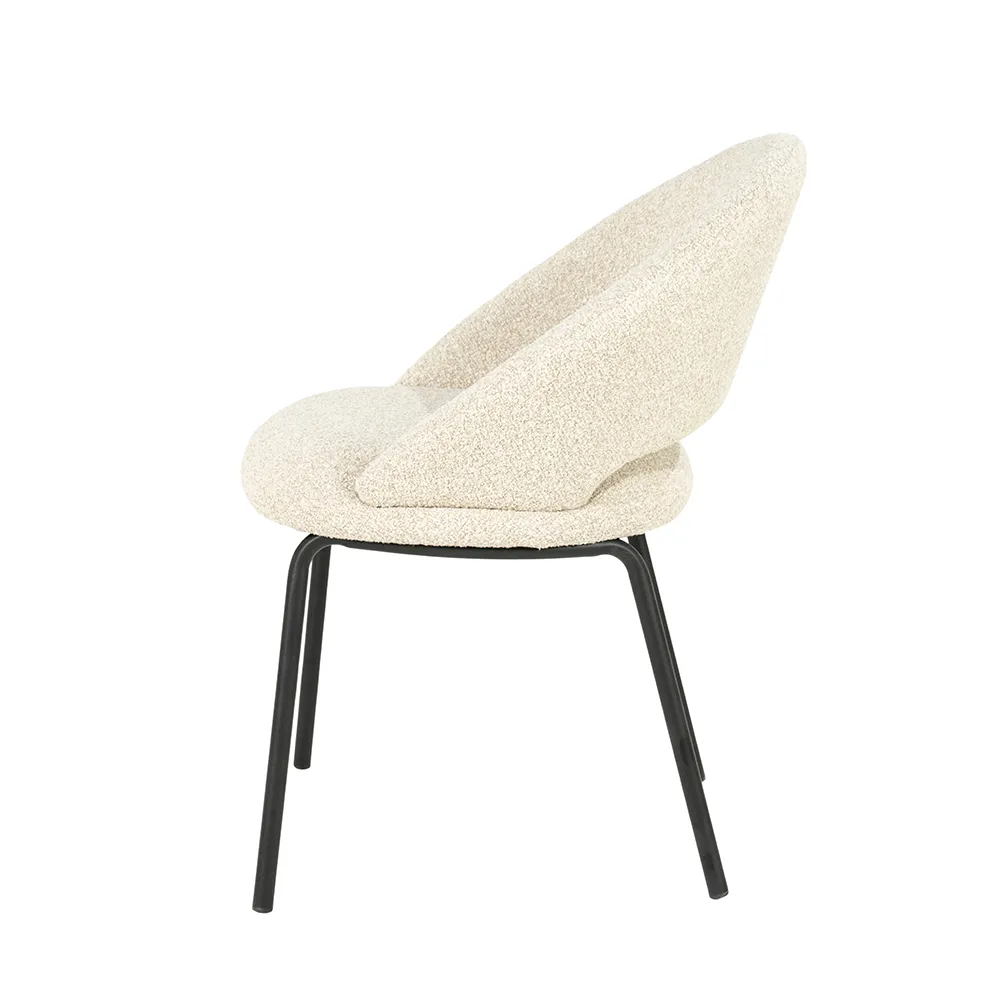 Spisebordsstol Nido Beige med armlæn