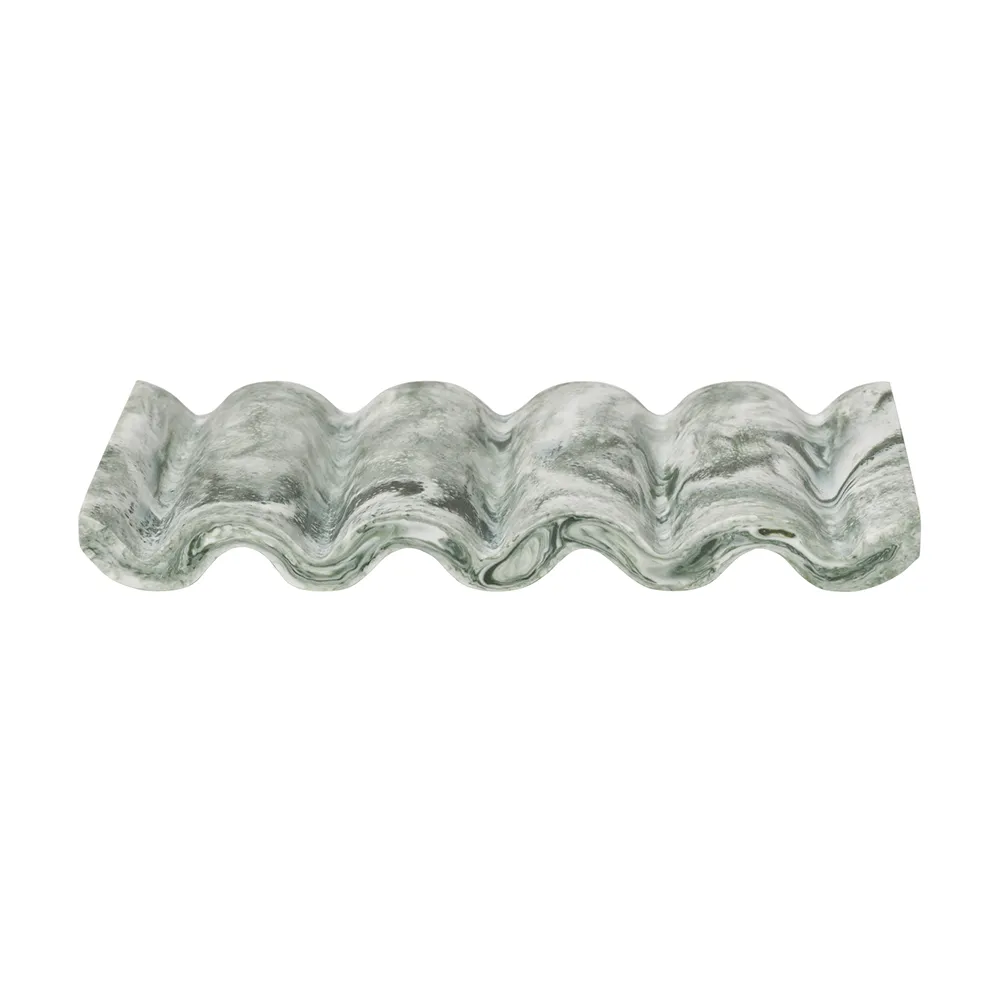 Ferm Living, Mist Soap Dish - Emerald Off-white