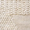 Knotty gulvtæppe hvidt 170 x 240 cm