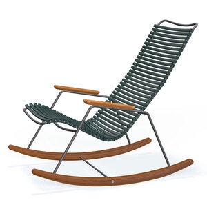 Click gyngestol Pine green / Grey bamboo