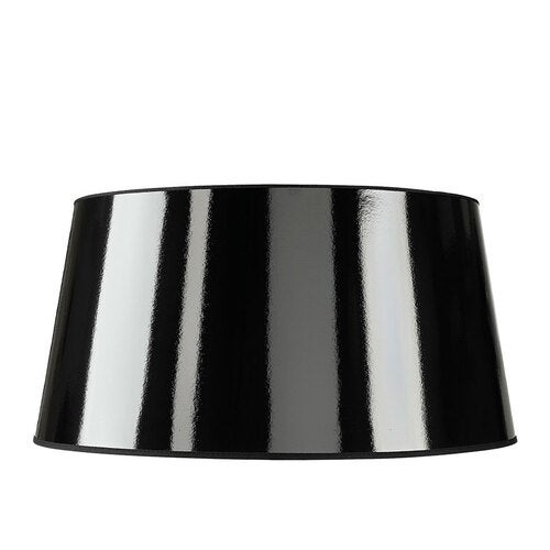 Lampeskærm Classic XXL Low Black Lacquer Artwood