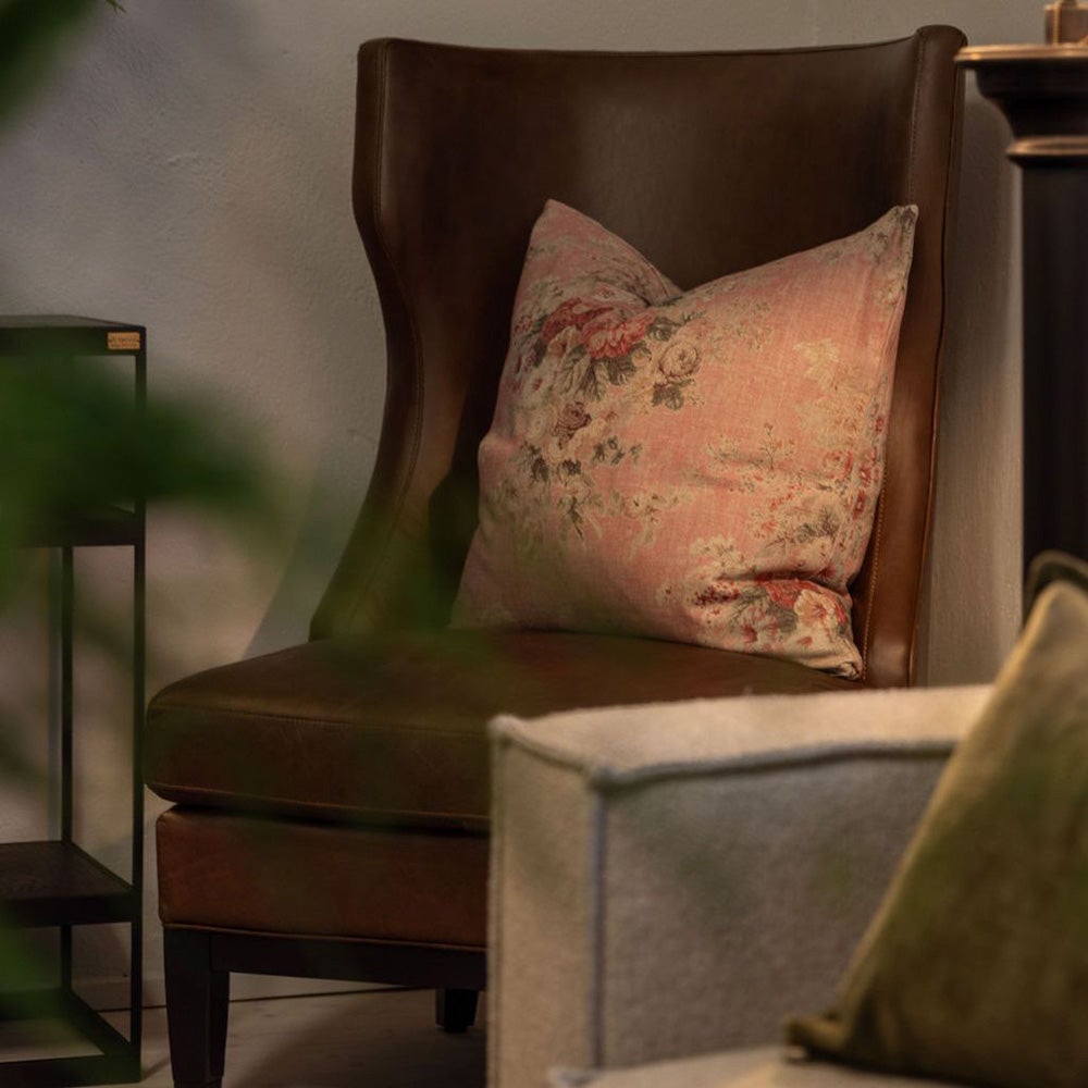 BELLE blomstret pudebetræk - 50x50