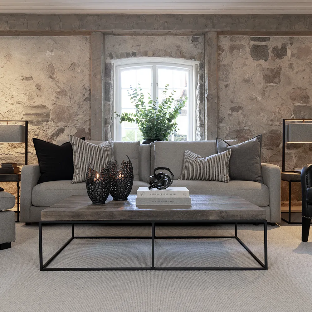 Reno 1,5 personers venstre sektion Hailey taupe