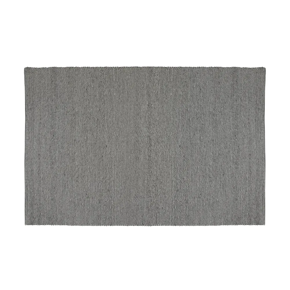 Gulvtæppe Rowico Auckland håndvævet 100% uld 200x290 cm grå