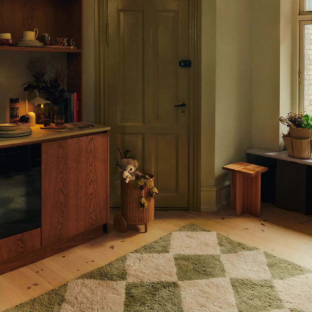 Håndtuftet Uldtæppe Tilt 140x200 cm