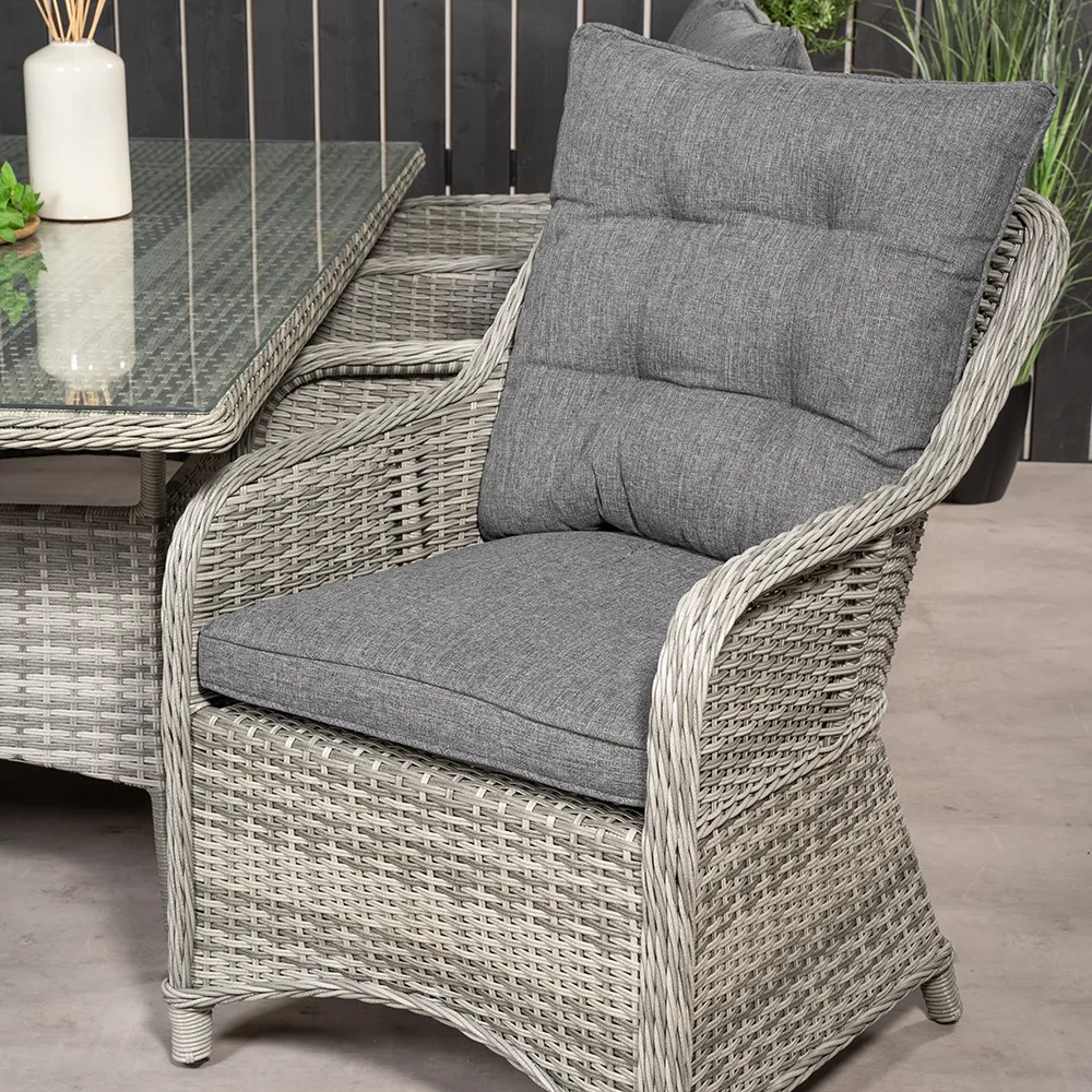 Vikelund spisebordsstol grå 2-pak 