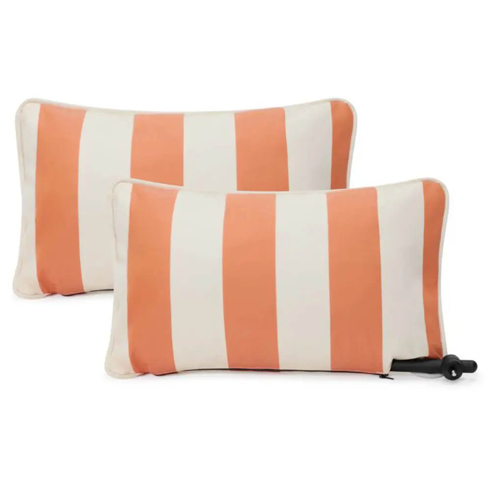 Fatboy, paletti armlæn set stripe orange creme