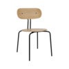Curious Spisestol Eg/Sort Metal