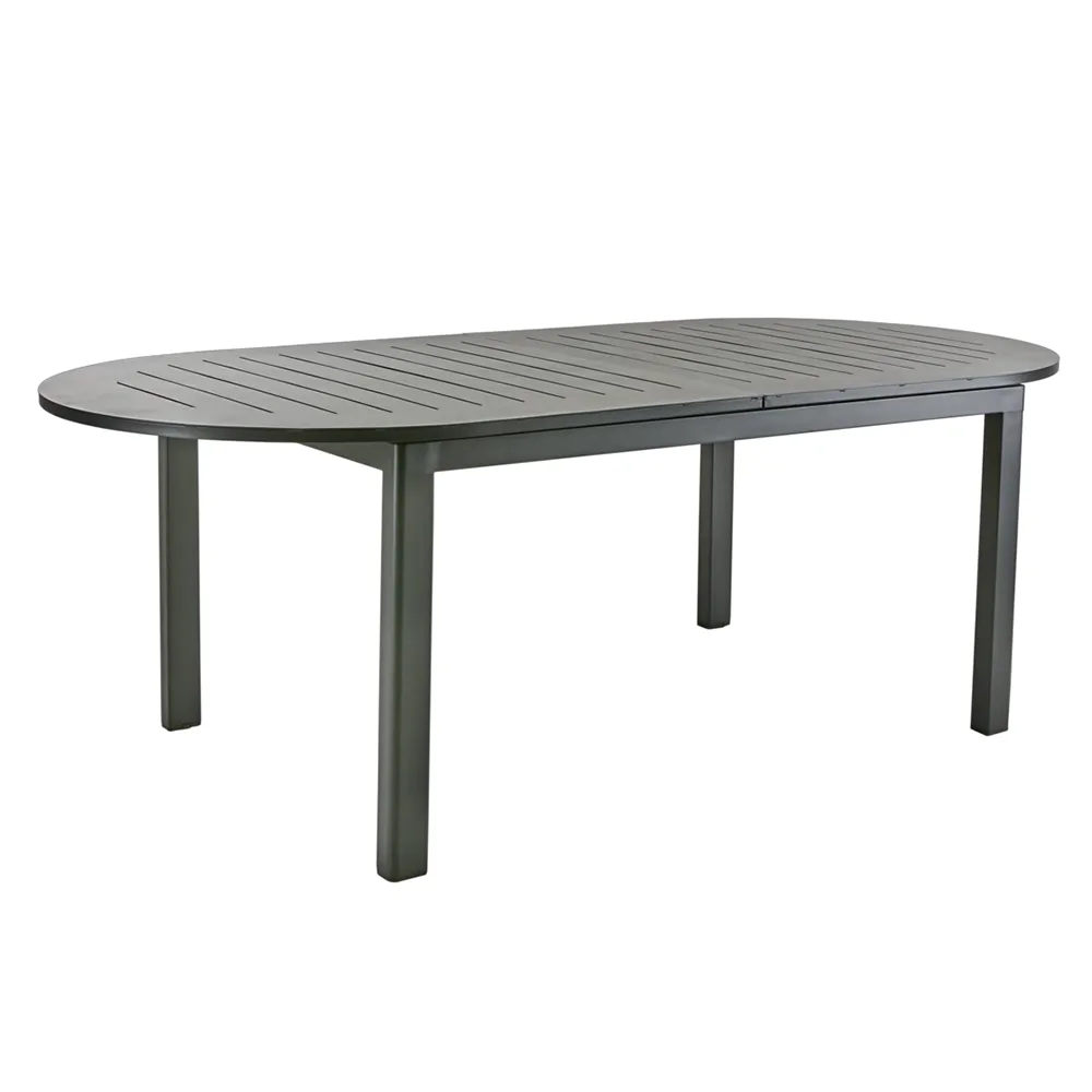 Lomma spisebord 110x220-280 cm elipse Black