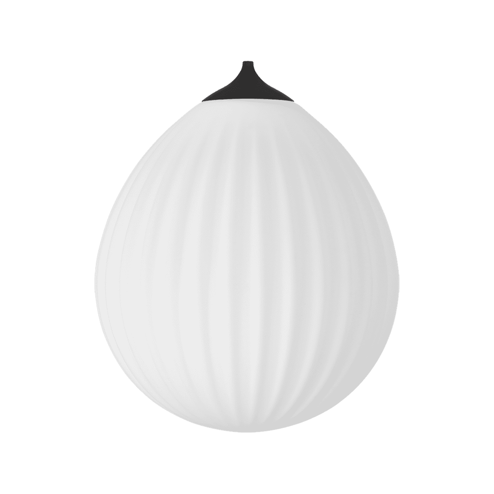 Around World lampeskærm Ø35 cm White/Black