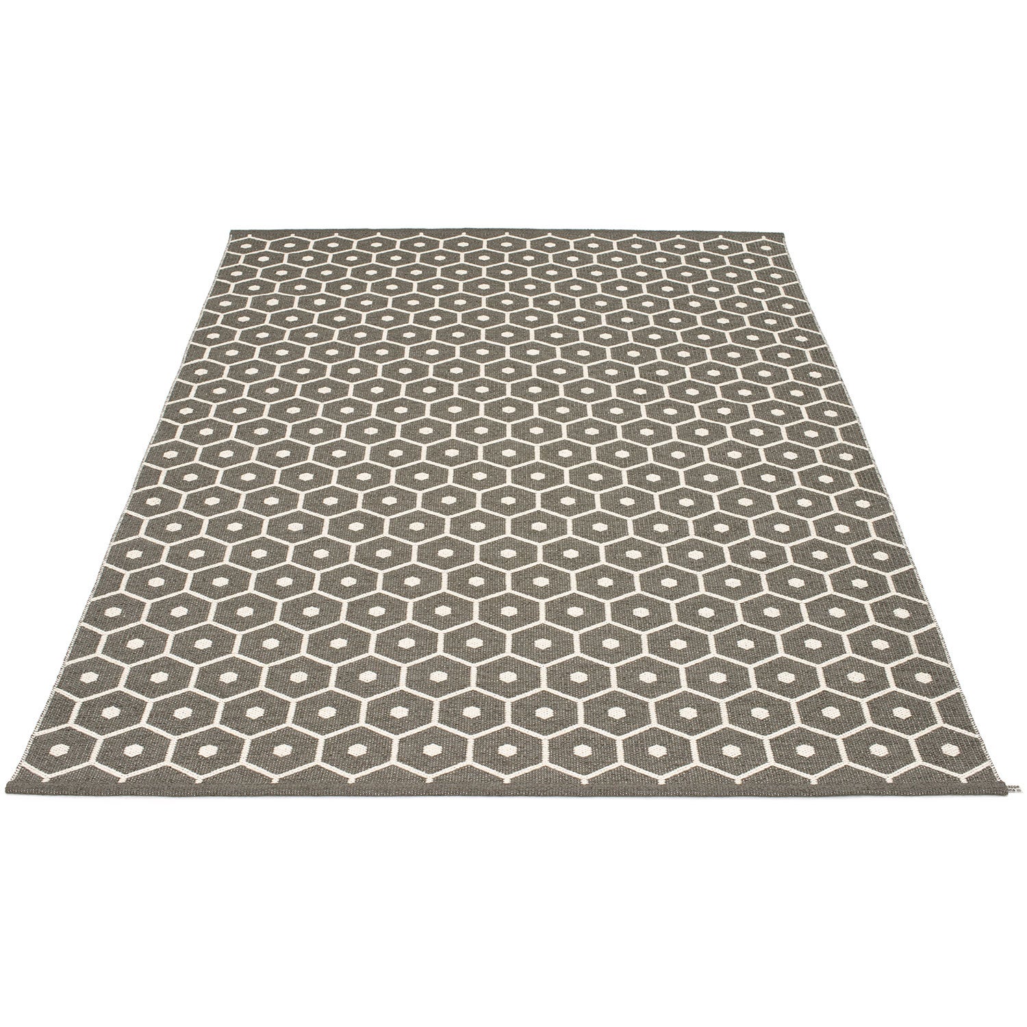 Honey tæppe 180x260 cm charcoal / vanilla 