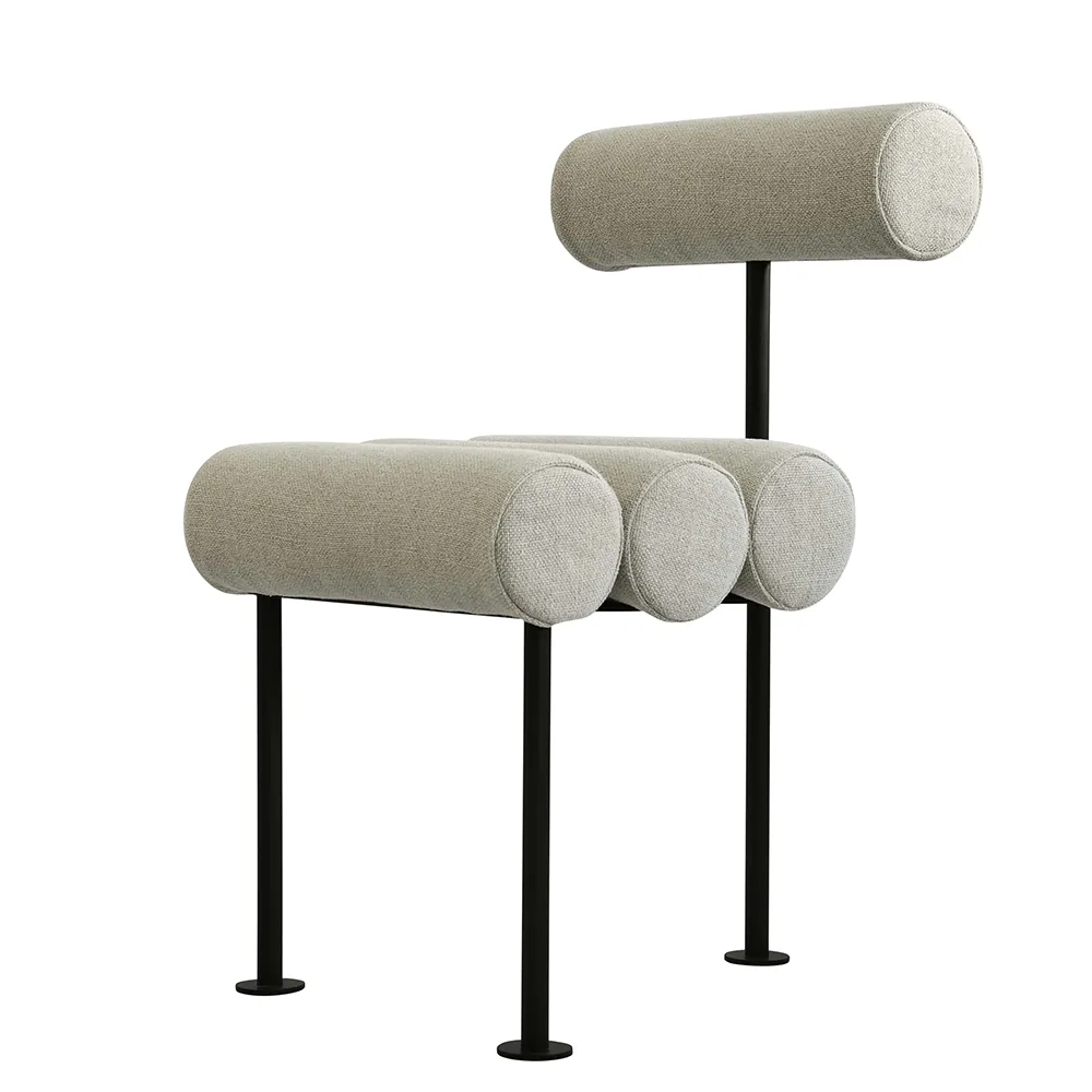 Hiro Spisestol Sort Stel - Hør