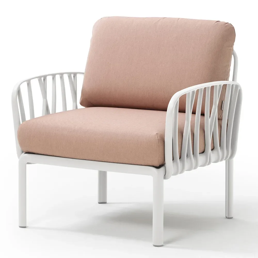 Nardi, Komodo lænestol White - Rosa Quarzo