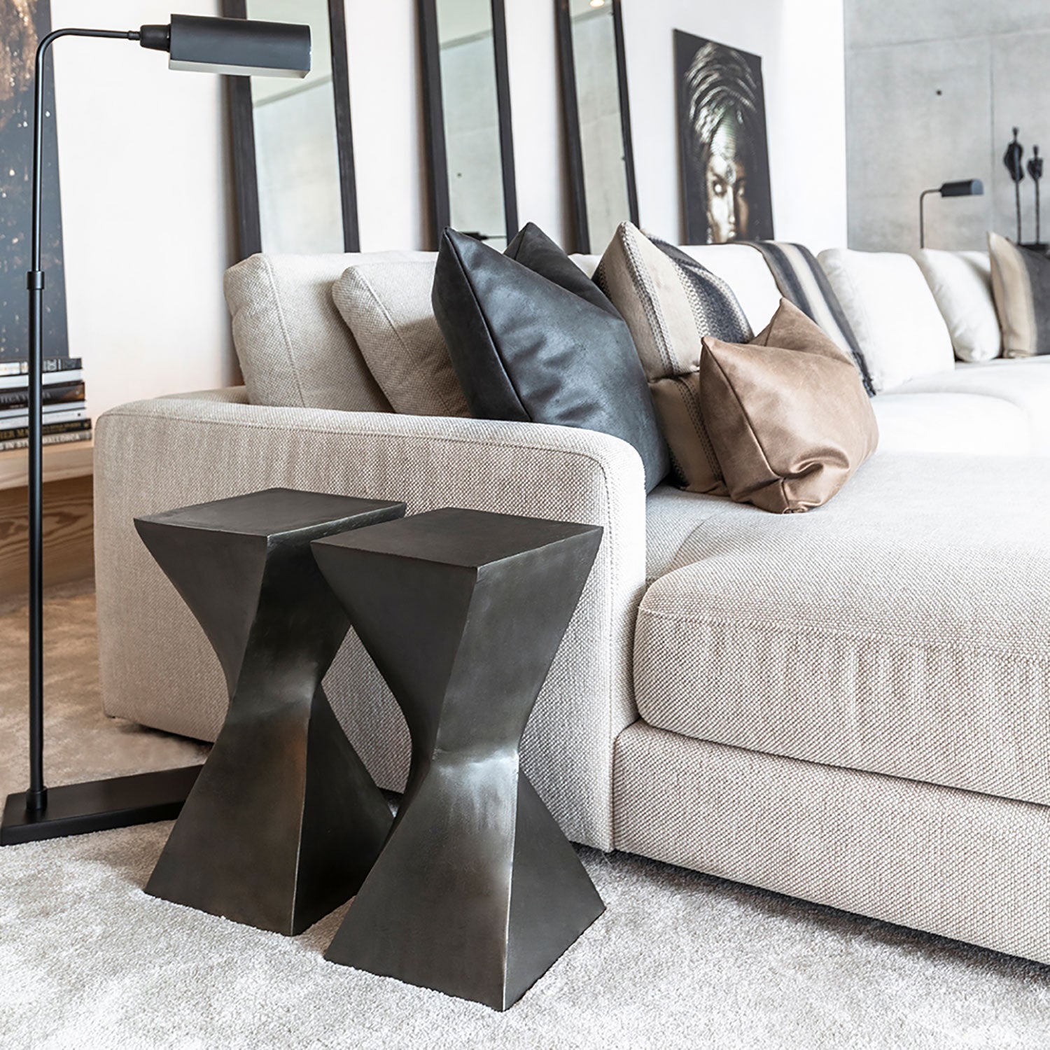 Filato Sidebord Antracit Artwood