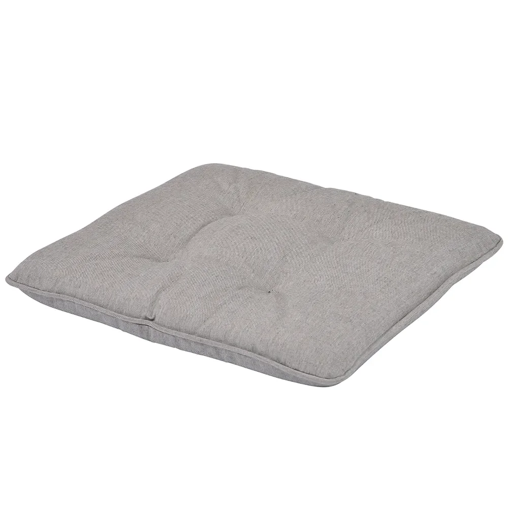 Laos siddehynde 42x45 cm i dralon Askgrå