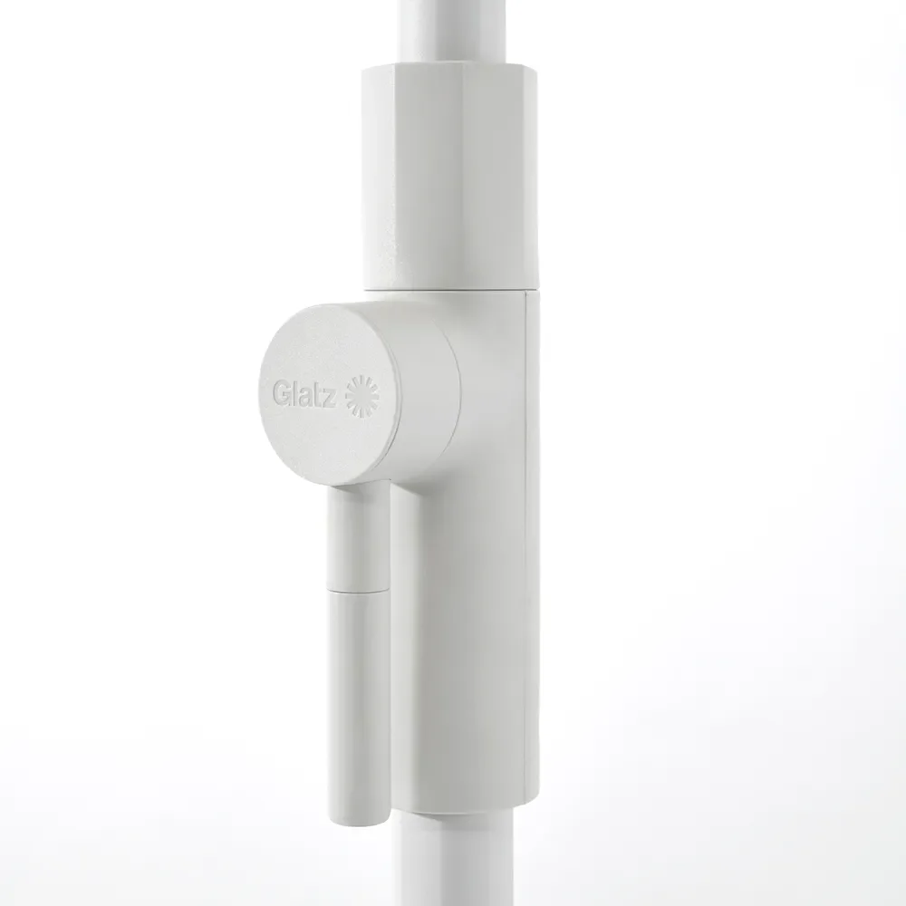 Twist 270 cm parasol matt white Kat.4 436 Wine