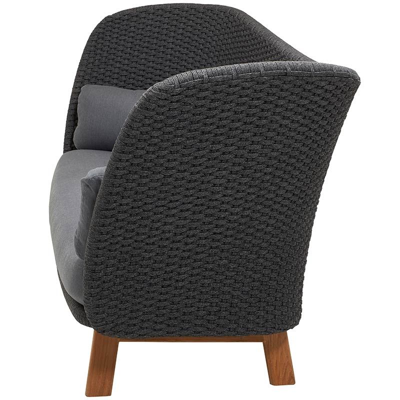 Peacock Wing sofa mørkegrå inkl puder