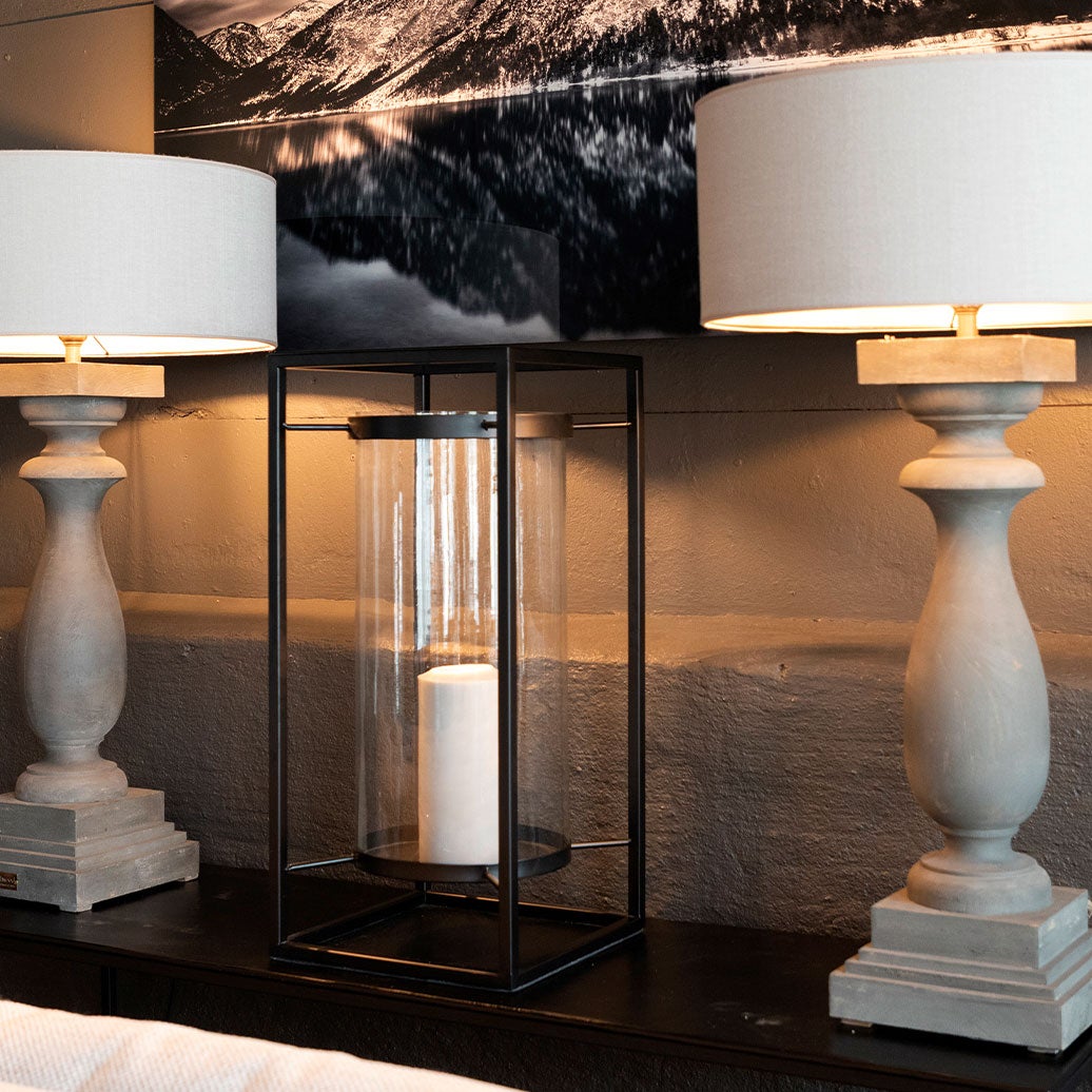 Sonoma Lanterne Lille Sort Artwood