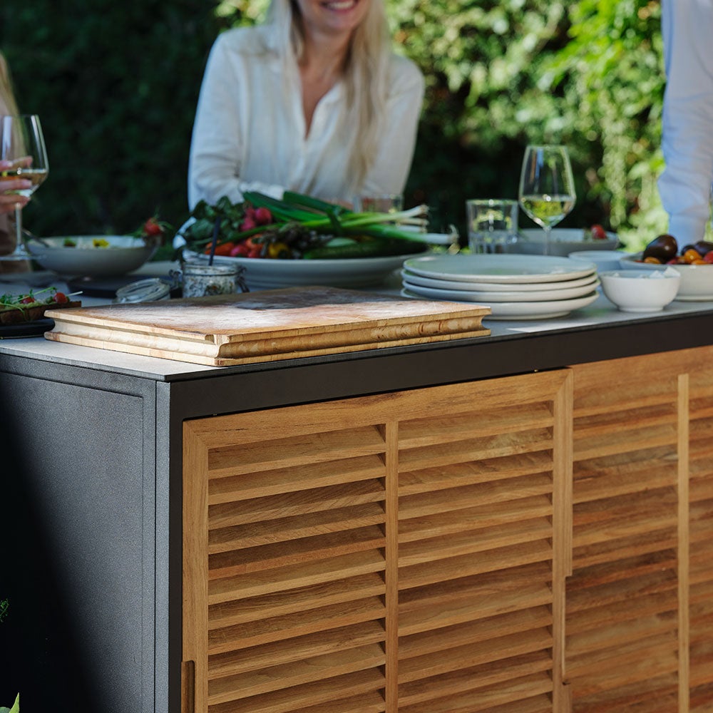 Fornax Køkkendel Stor Sort/Grå Brafab