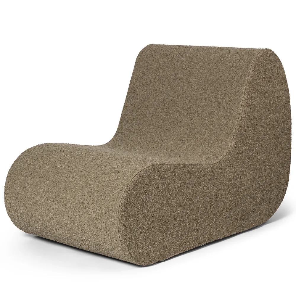 Ferm Living, Rouli Lænestol Bouclé Sand