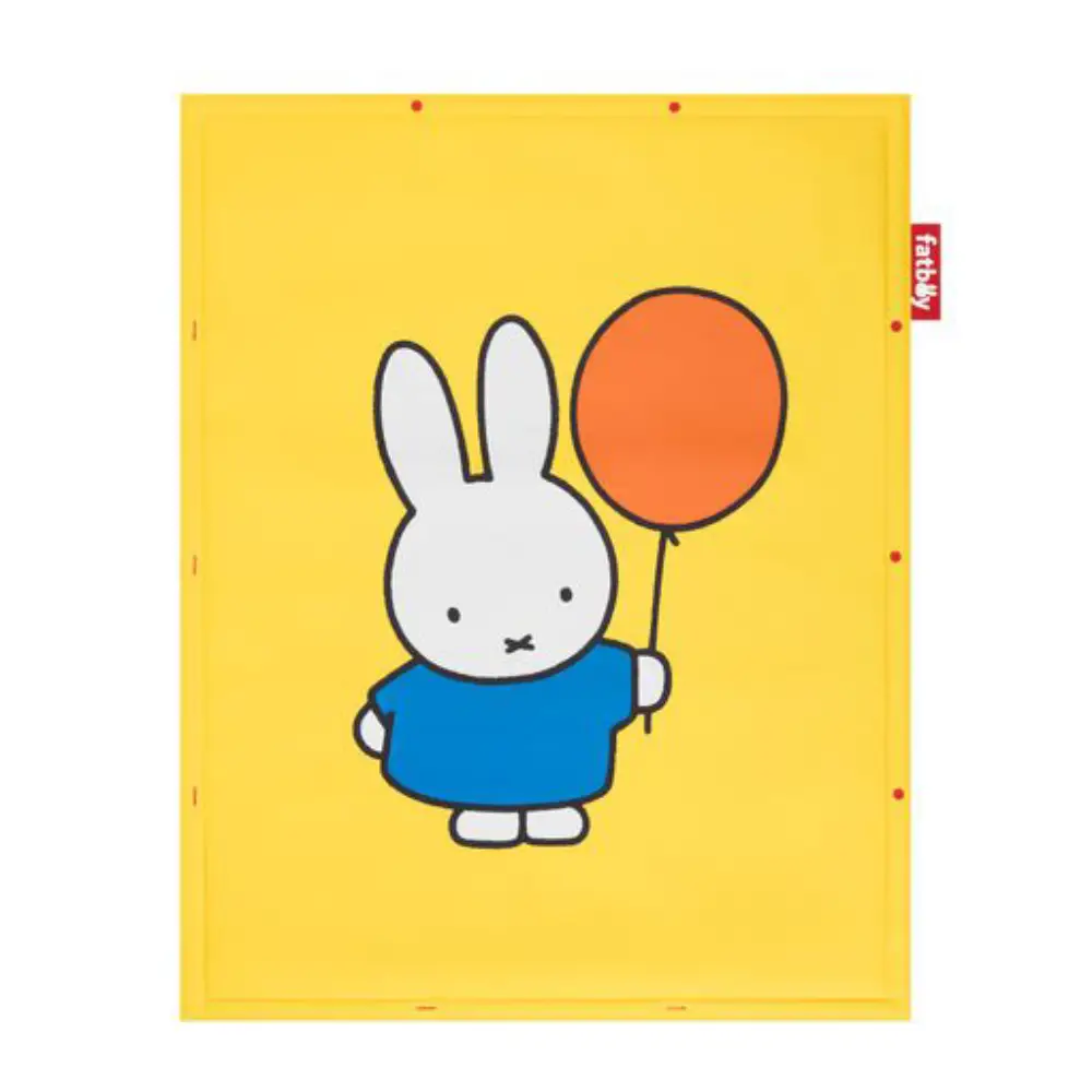 Fatboy, flying carpet x Miffy legemåtte 180x140 cm yellow