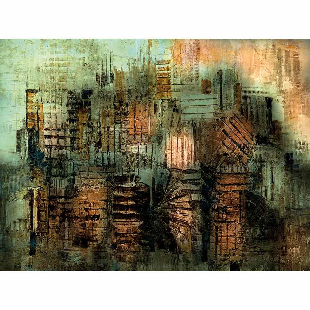 Vægdekoration Asian Night 120x80 cm Artwood