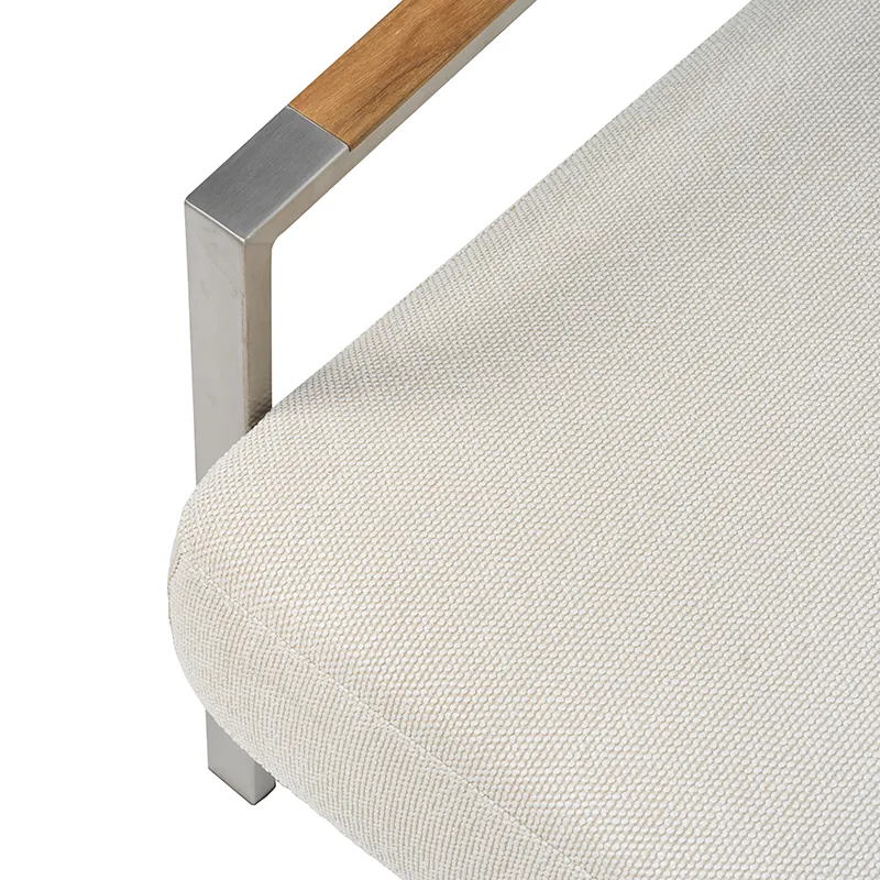 Naos lænestol  Stainless steel / Dot beige