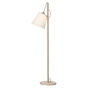 Pull gulvlampe - Eg/Hvid