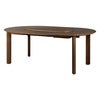 Comfort Circle Spisebord med udtræk 132-202x132 Dark Oak