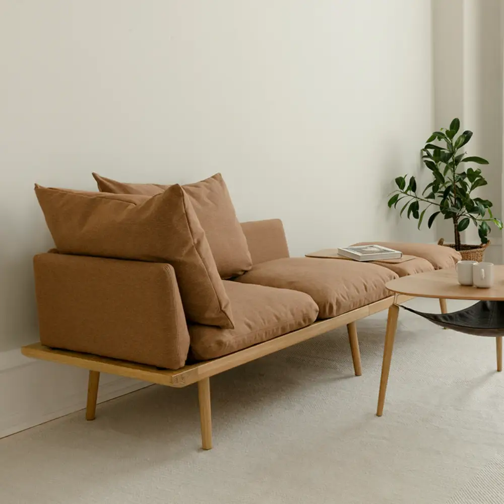 Lounge Around 3-personers sofa Oak/Sugar Brown