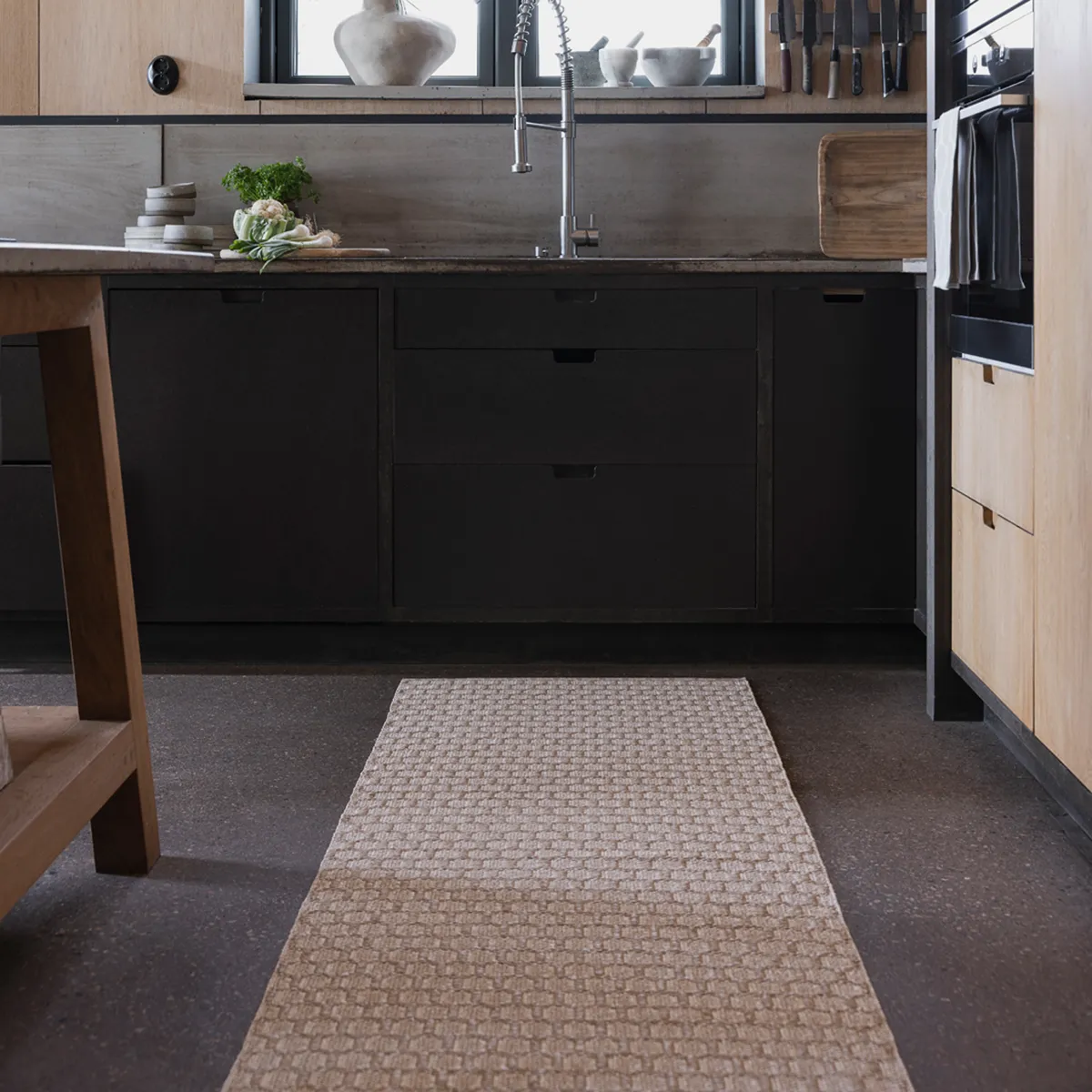 Vendbar Plastmåtte MIMI Beige/Vanilla 180 x 260 cm