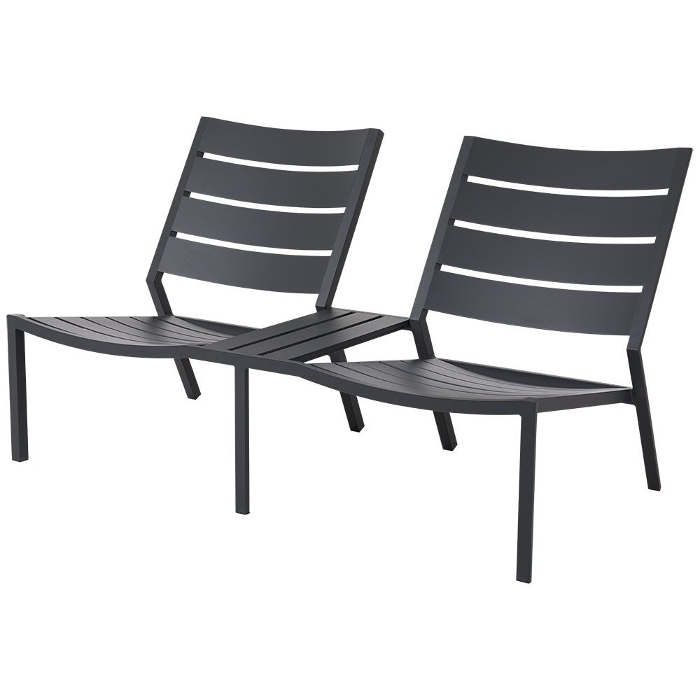 Brafab, Delia Duo Sofa Antracit Brafab