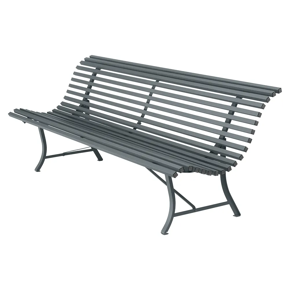 Fermob, Louisiane sofa 200 cm Storm Grey